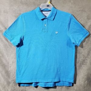 Chaps Men's Everyday Short Sleeve Polo Sky Blue Size XL